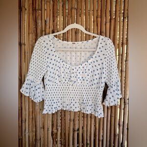 Free People Blouse 🩵
